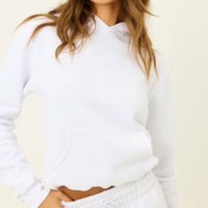 Frankies Bikinis- Aiden White Sweatshirt